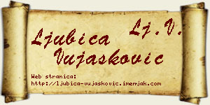 Ljubica Vujašković vizit kartica